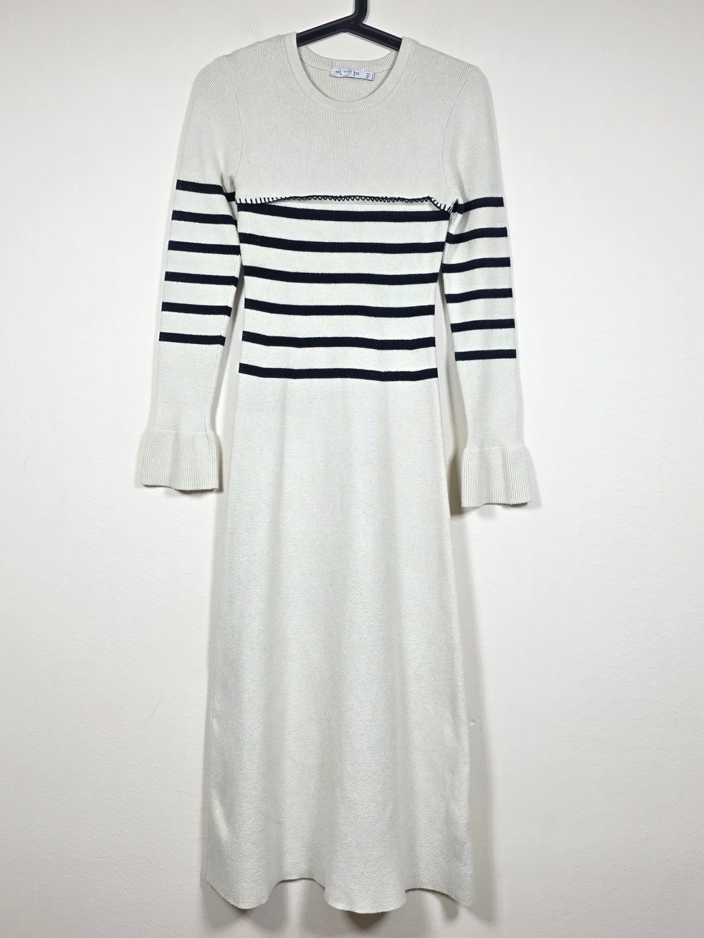MON RENN RHYTHM STRIPE MIX DRESS SIZE M MSRP $219 - Picture 4 of 12